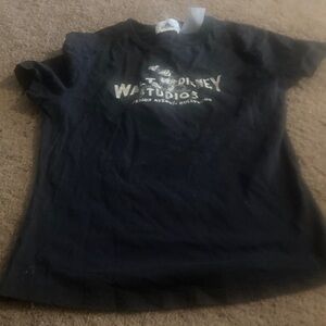 Disney Women's Black Short Sleeve Tee